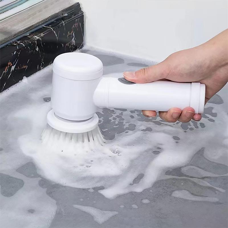 Electric Cleaning Brush USB Rechargeable Bathroom Kitchen Cleaner