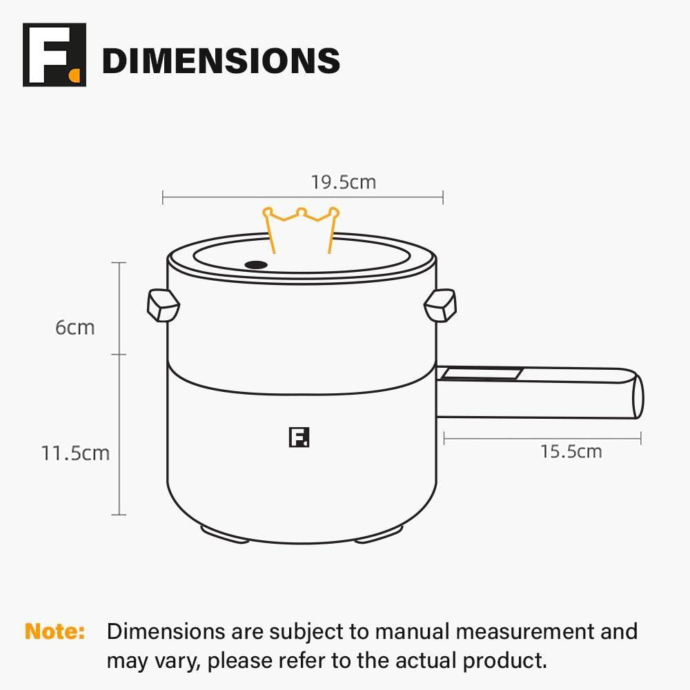 2L Hot Pot Electric Cooker Multi Cooker Electric Pot